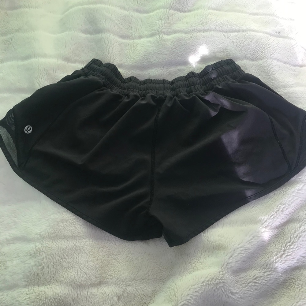 Lululemon high rise running shorts